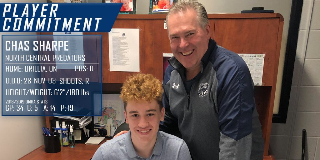Orillia native &amp; 2019 OHL Priority Selection, Chas Sharpe commits to Steelheads #futurefish

✍️➡️: bit.ly/2HhTnWK