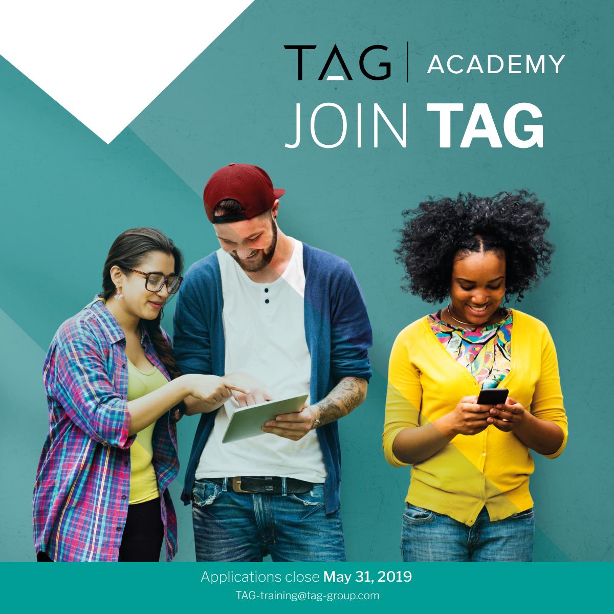 tagtravelgroup's tweet photo. Joining the TAG Academy means you can train to be a travel executive or tour specialist by working alongside some of the most experienced people in the industry. Learn to experience more with TAG! Apply here: https://t.co/s3RgD54c8A 

#Training #TAGAcademy #TravelTuesday https://t.co/CWdc0KGXZz