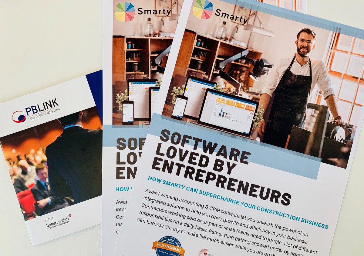 Smarty_Software's tweet image. We look forward to attending the Polish British Construction Forum organised by @pb_link taking place on 24th of May in London. Find @AgnesGradzewicz and chat to her about taking your business to the cloud. 

#AccountingForContractors #CRMforContractors