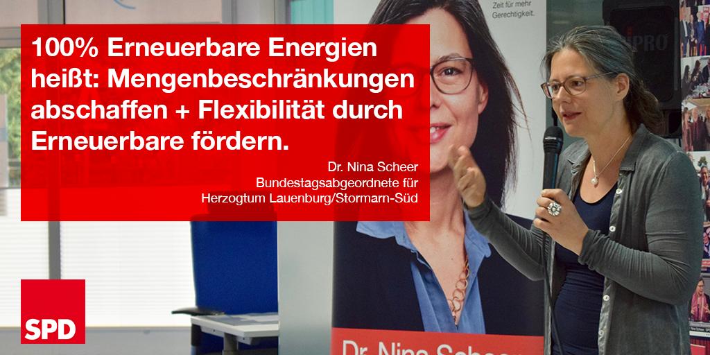 NinaScheer_SPD's tweet photo. CO2-Speicher alias CCS sind und bleiben Sackgasse und Ablenkungsmanöver! Wenn es BK'in Merkel mit #Klimaneutralität Deutschlands bis 2050 ernst meint, müssen Mengenbeschränkungen für EE weg und Flexibilität durch EE muss ermöglicht und angereizt werden #Speicherbonus #PCD10 https://t.co/sbq7EBy1PF