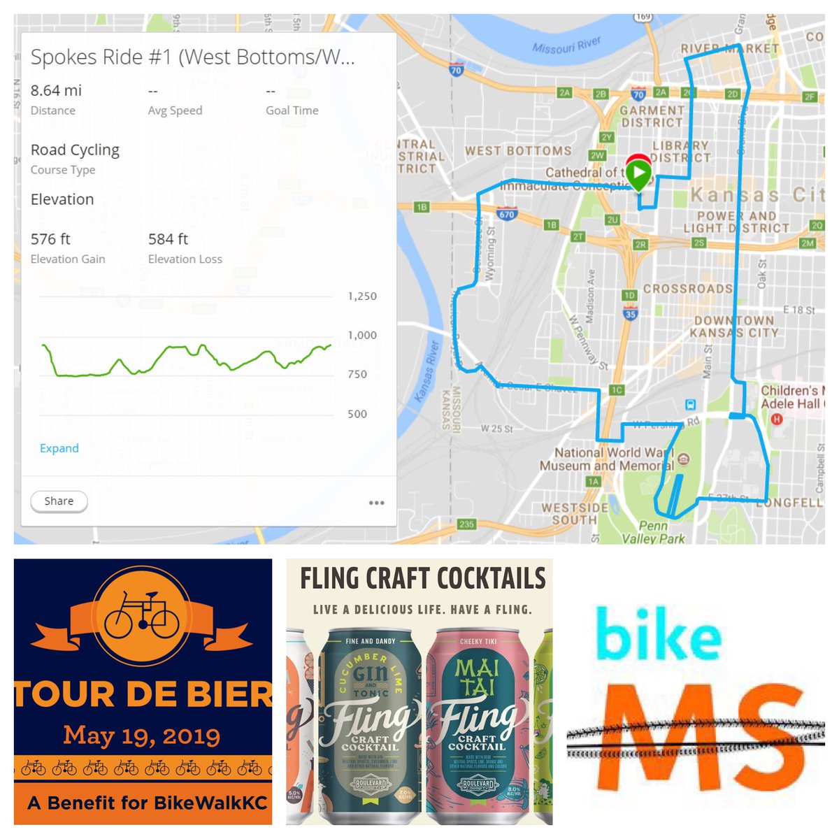 spokeskc's tweet photo. So many reasons to join us for tonight’s #KCSocialRide!
Sample @Boulevard_Beer’s new @FlingCocktails, meet fellow cyclists riding @TourdeBierKC & #BikeMS and learn how you can get involved, and enjoy the perfect weather!!
OH!! And $2 tacos afterward!! 🌮 🌮
We roll out at 6:15! https://t.co/2W4KZJQXmx