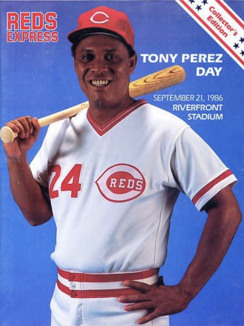 Tony Perez is 77 today! Happy Birthday Doggie!       