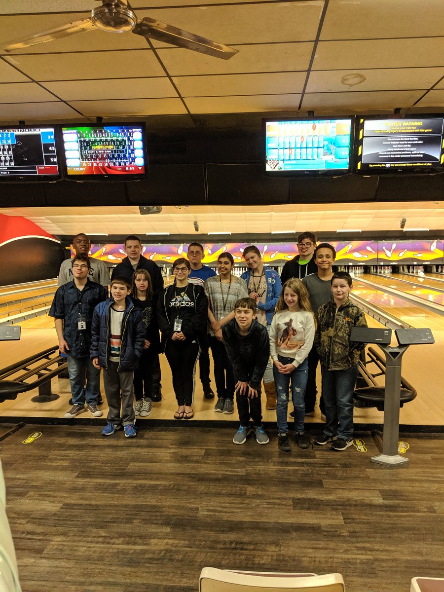 Cynthia7048's tweet photo. TJHS last CBI trip this year!  Great morning bowling with PHMS students.    #WErTJ #lifeskills #CBI https://t.co/XhE3II7oEY