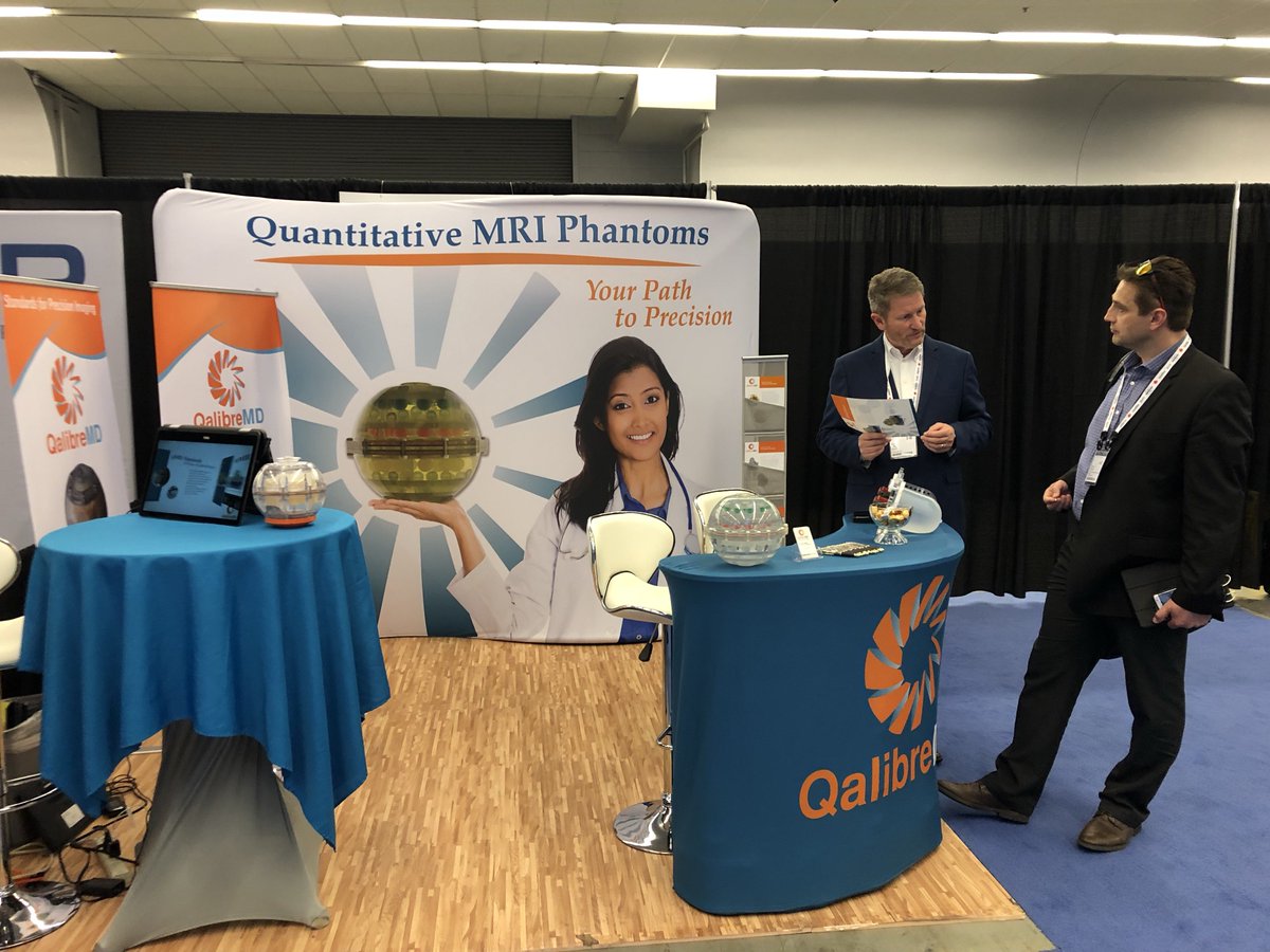 CaliberMRI's tweet image. QalibreMD is excited to be @ISMRM! Stop by our booth and talk to us about our quantitative MRI phantoms. #ISMRM2019 #ISMRM19