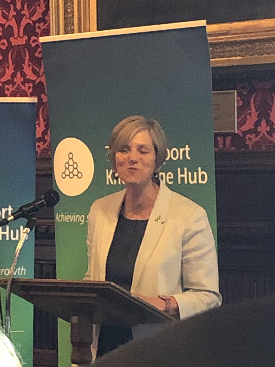 Representing <a href="/CIHTUK/">CIHT</a> at transport knowledge hub listening to <a href="/LilianGreenwood/">Lilian Greenwood</a> introducing work on housing and sustainable transport. Really important to get integrated #sustainable #housing and #transport