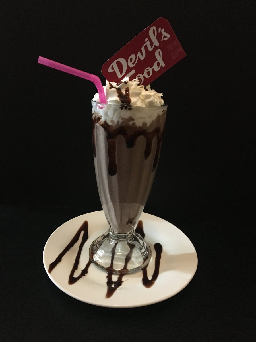 Milkshake of the week-
Devils food cake shake-
like drinking devils food cake batter-  Delicious!!!!