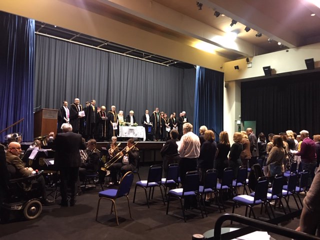 GuildhallEvents's tweet image. Yesterday we had the privilege of hosting the annual Mayor Making Ceremony in the Abbey Hall and Roysse Room to welcome the new Mayor - Councillor Charlie Birks and Deputy Mayor Cheryl Briggs.