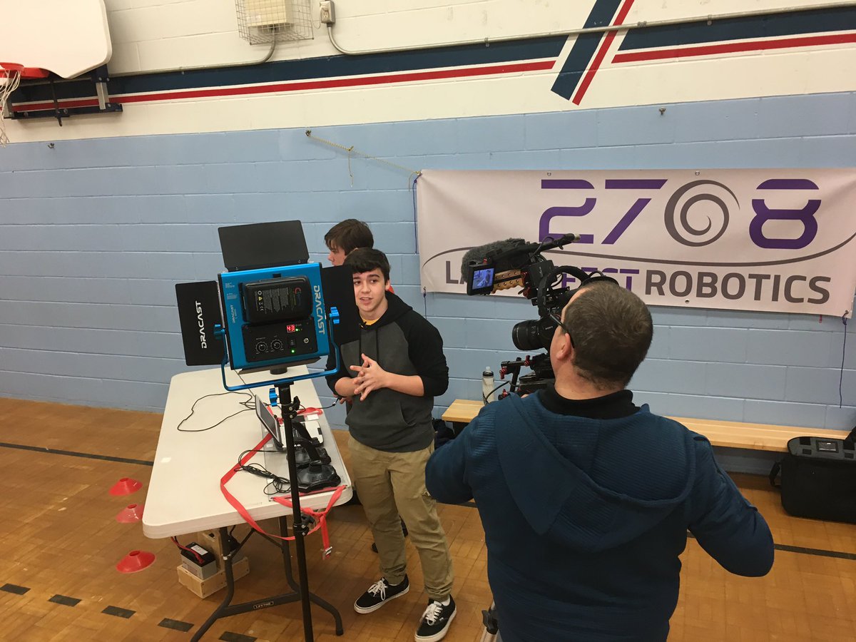 LimestoneDSB's tweet photo. This Thursday on #LearninginLimestone we learn about STEM mentorship program @Team2708 is bringing to elementary students. #STEM #FIRSTrobotics #LEGOLeague @Centennial_LDSB @FDKBuchan_LDSB @CKWS_TV @SydenhamHS_LDSB https://t.co/D6Upa6Ui3y