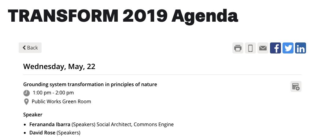 Trans4mSeries's tweet image. Join @fer_ananda of @holochain, @H_O_L_O_ & @CommonsEngine, along with David Rose of @JustOneOrganics!
They'll present, discuss #regenerative food systems, #cryptocurrency, #distributedtechnology frameworks & #livingsystems principles @ #Trans4mSeries!
thetransformseries.net/agenda-2019