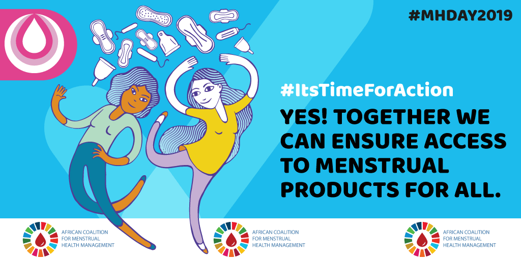 AfriCoMH's tweet photo. Come join us as we discuss key menstrual health management #MHM Policy issues #Johannesburg 20 May #MHDay2019 Policy Dialogue with Leaders &amp; Champions from #Kenya #Lesotho #SouthAfrica #Zimbabwe @SexRightsAfrica @MHDay28May @MHHub_Global @DepartmentWomen @MietAfrica @UNAIDS_ESA https://t.co/JxtCVFtszu
