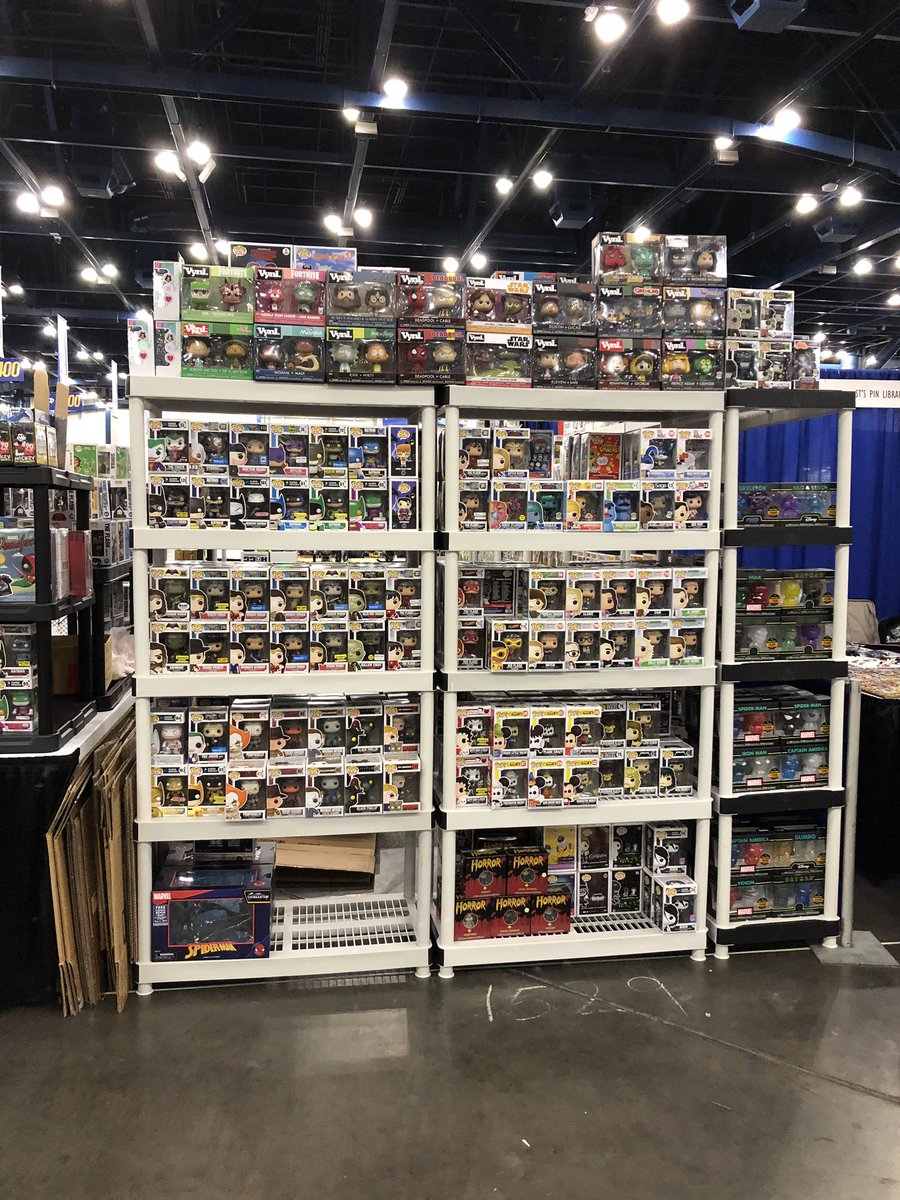 CardsConnection's tweet photo. I think our booth was a success. Thank you everyone for stopping by...Comicpalooza, you guys rock!! #CP2019 #GOTFun #funkoallday @OriginalFunko  @Comicpalooza https://t.co/zIr0y7v2OJ