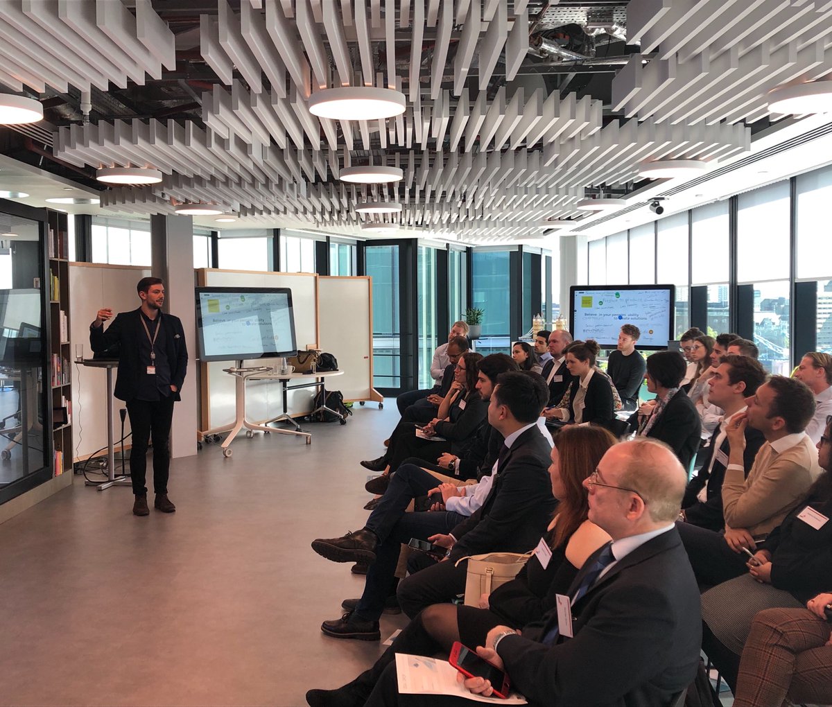 thisisideadrop's tweet photo. Thank you to all our attendees at yesterday's Innovation Breakfast! We hope you found it valuable &amp; insightful. Thank you to @PwC_UK for hosting us &amp; @davidrmoloney, @Luca_FWarren &amp; @CdeRusett for sharing their knowledge on leadership &amp; its importance in driving #innovation. https://t.co/AOVV0BQHvn