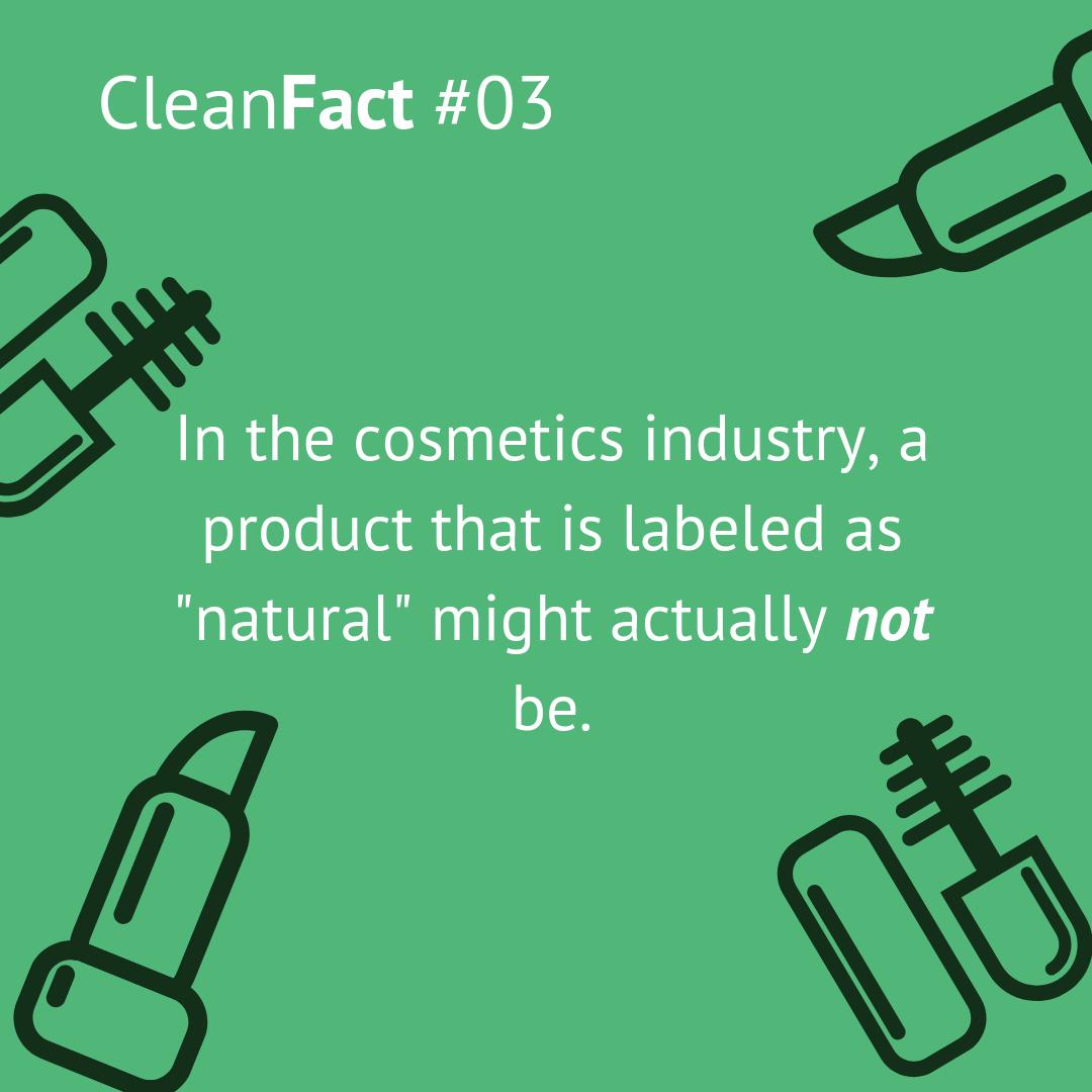 #CleanFact #NonToxicLiving #GreenBeauty #CleanBeauty