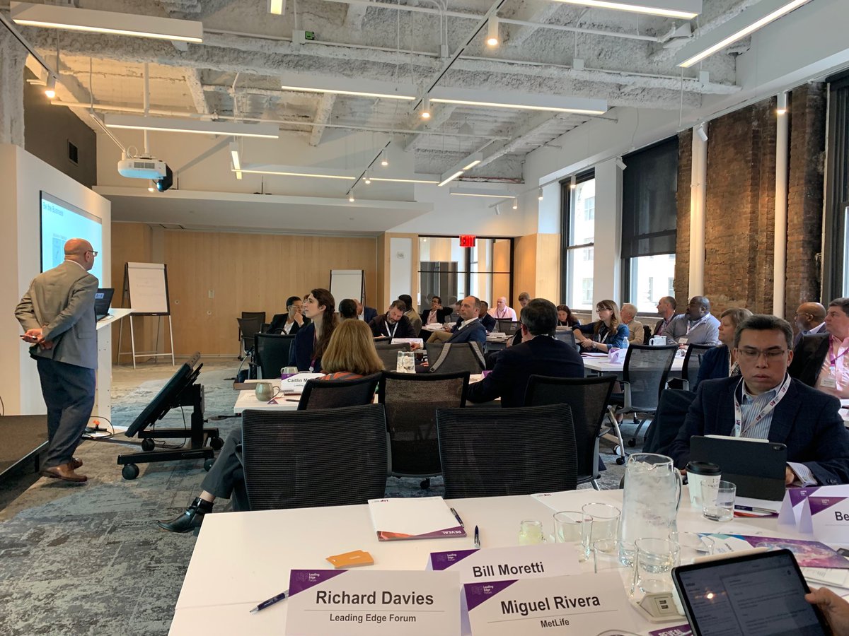 DaviesDickie's tweet photo. #LEFforum in NYC. “Leadership and decision making needs to be moved to the edge to effect transformation. ” V proud of the LEF team and our partners @lefep https://t.co/dSBAAsVF2S