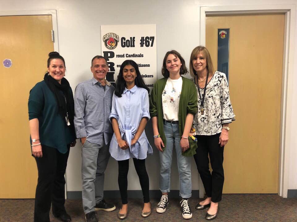 runnerkmc's tweet image. Thank you @dandimariamg for helping with our 8th grade interview project! I love this annual tradition and I know the students do too!  Our future is bright with these candidates “getting the job”! #inspire67 #GMSrocks!