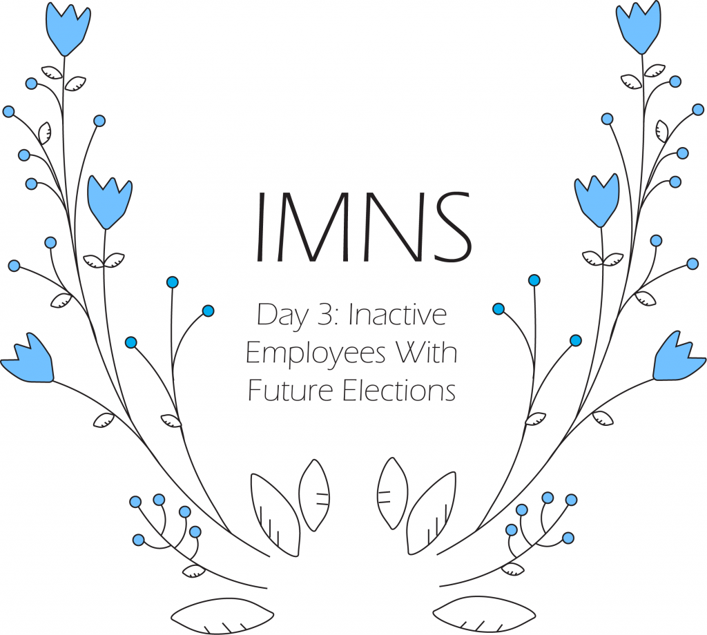 BennyHUBster's tweet photo. Dash of Knowledge – Inactive Employees With Future Elections https://t.co/jHjv08qcHj https://t.co/COLLP3tYcQ