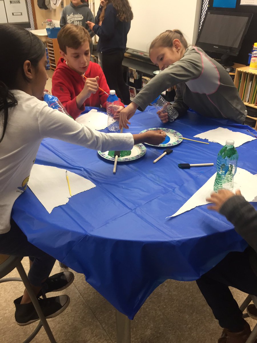 Thank you to the science students from RHS for coming to teach our fourth grade about upcycling, reusing water bottles, saving turtles, and climate change.  They learned a lot and had so much fun in the process!
<a href="/CenterGroveES/">Center Grove</a> @MissMott2016 <a href="/CG_grade4/">Marissa Caruso & Lisa Rodimer</a>