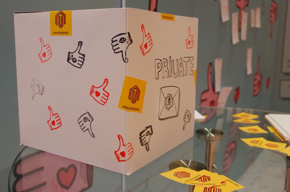 magento_ux's tweet photo. Anything yet to say? Come to #MagentoUXBooth to write a letter to Magento!

#magentoimagine #Imagine2019 #AdobeDesign #adobelife #MagentoUX @Magento @Adobe @gsicotte @PeterMintchev @SouNagAsh @realcmacrae 
@belbiy
@dgrodesign https://t.co/cWa6D7gpyx