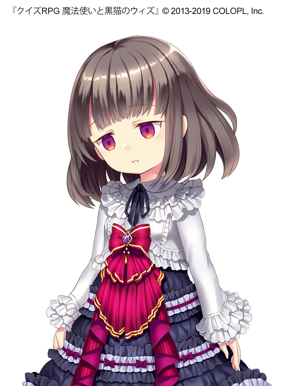 きつね お仕事絵公開第七弾 株式会社コロプラ クイズrpg 魔法使いと黒猫のウィズ に登場するキャラクター リピュア ミスティックメア フェアリーコード Npc ユリカ を描かせていただきました 18年頃執筆