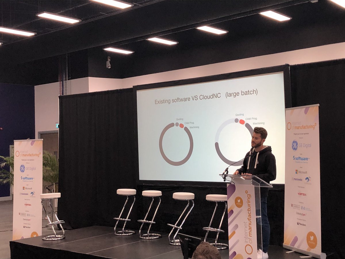 dominie_roberts's tweet photo. Closing day 1 of #IoBMan with this years’ Innovation Den! Great insights into the latest technologies; what the industry needs from startups &amp; vice versa to drive Industry 4.0 implementation @ai_build @TeamCloudNC @TristanFletcher @joehandsaker @smartia_tech @DigiCatapult https://t.co/WzbKd2cE98