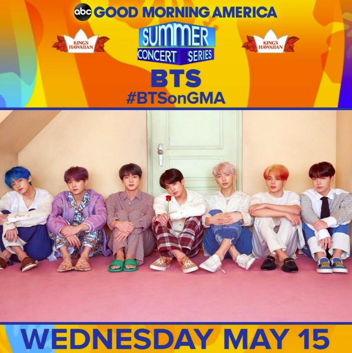 btsitfandom's tweet photo. Domani alle 13 🇮🇹i BTS parteciperanno al GMA Summer Concert Series,qui sotto vi lasciamo i link disponibili per lo streaming⬇️
▪️https://t.co/1UBKgMOiLZ…
▪️https://t.co/sUM7eXTNYK
▪️https://t.co/90IeNlrzNS https://t.co/EileJYSVtK