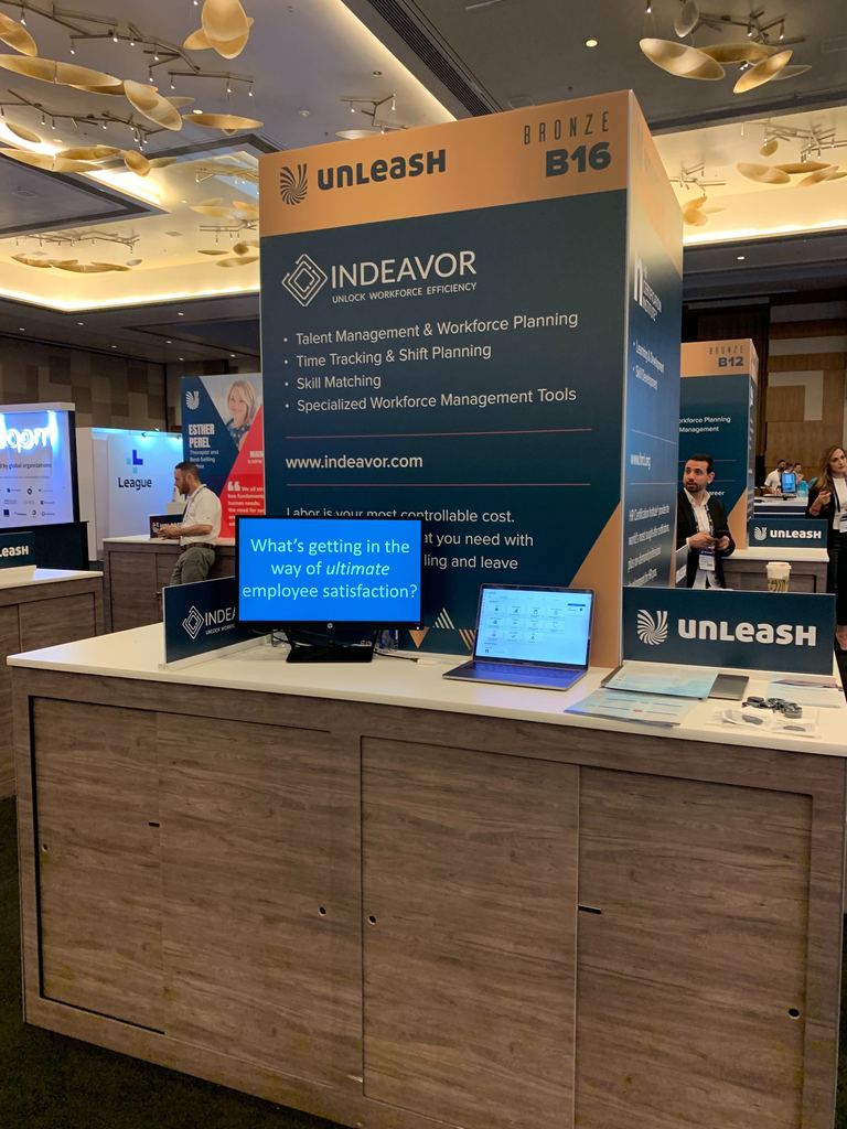 All set! Come say hi at booth B16 and learn how to unlock labor efficiencies with automated #scheduling and #leavemanagement. <a href="/UNLEASHgroup/">UNLEASH</a> #Unleash19