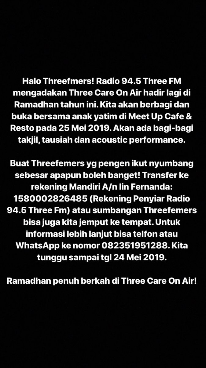 94.5 THREE FM tweet media