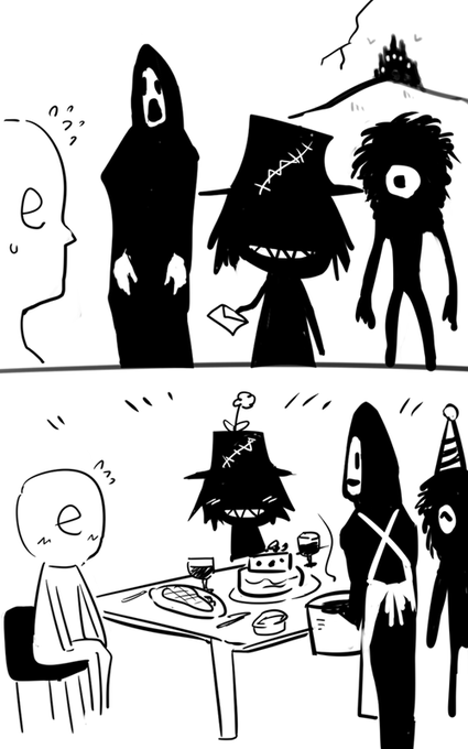 近所に人間を食べそうな方々が越してきてホームパーティに連れてかれたけど普通にもてなされて帰ってくる夢を見た(実際はもっとホラーな姿だった) 