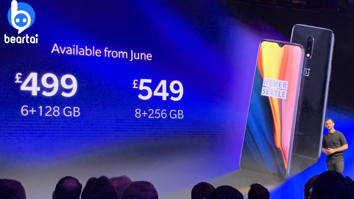 beartai's tweet photo. @oneplus #oneplus7launch #OnePlus7Pro ประกาศราคามาแล้วจ้า
• 20,321 บาทสำหรับรุ่น 6 GB + 128 GB
• 22,357 บาทสำหรับรุ่น 8 GB + 256 GB https://t.co/eaCHFRxvqQ