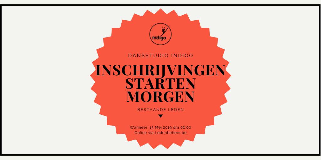 ndigoroeselare's tweet photo. Inschrijvingen beginnen op 15 mei 2019 voor bestaande leden. Nieuwe leden kunnen vanaf 3 juni 2019 inschrijven.
Hieronder een link hoe je via ledenbeheer kan inschrijven.
➤➤ https://t.co/u8Dy94l3x3
#dansstudioindigo #onlineinschrijving https://t.co/rWtD8NrQtj https://t.co/4eVIAXNRXm