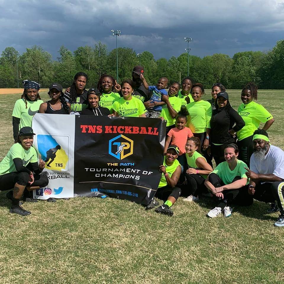 ThePathCircuit's tweet image. Congrats to The Shooters for Winning the @ThePathCircuit -Women  #NCKC Nations Capitol Kickball Classic in DC.