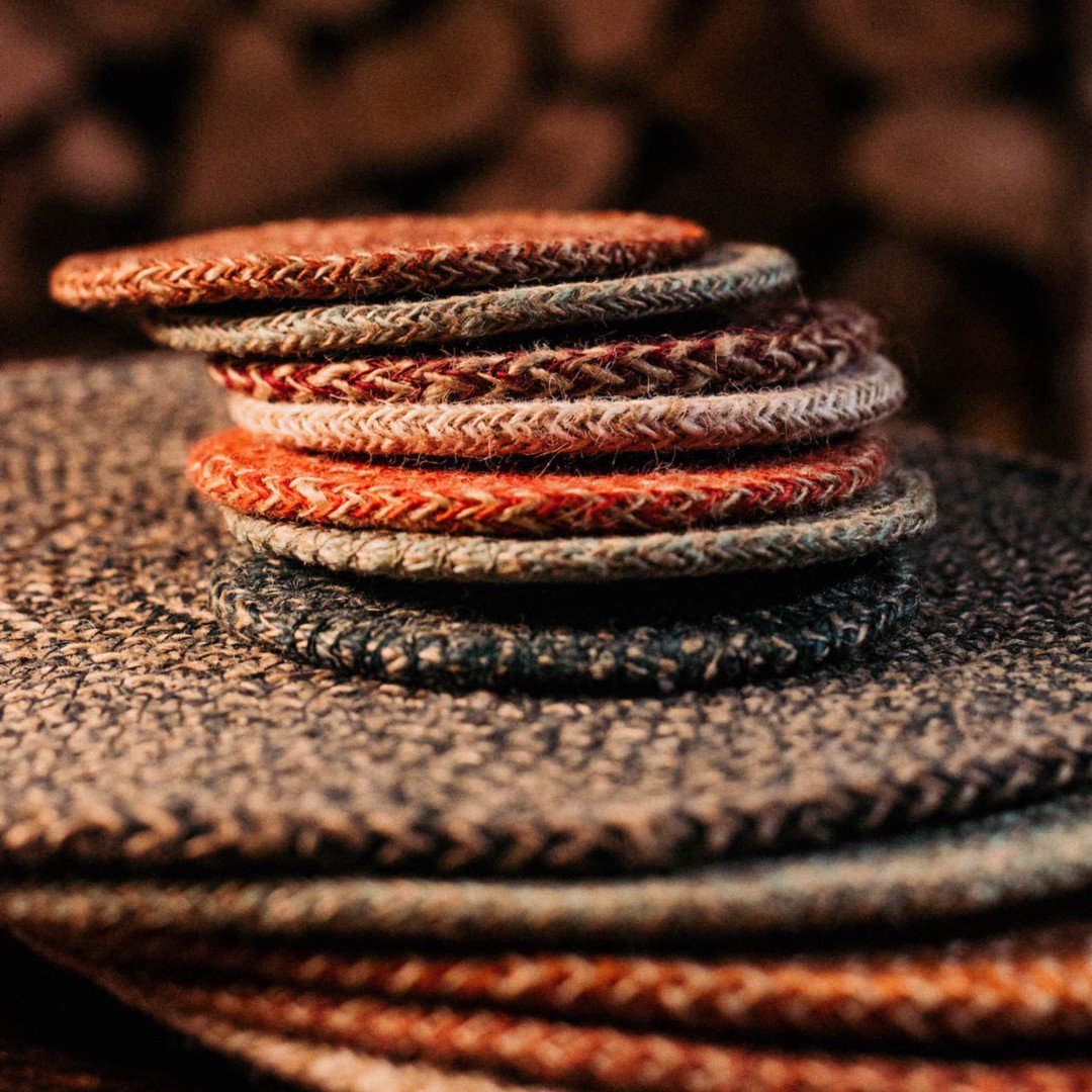 colourstandards's tweet image. Our fair trade jute mats; durable &amp;amp; colourful. We love that they are made by a small company in Bangladesh using sustainable jute fibres; their growing popularity keeping the artisans busy! 
#britishcolourstandard  #tablemats #colourfull #realhomes #colourpalette #colourinspo