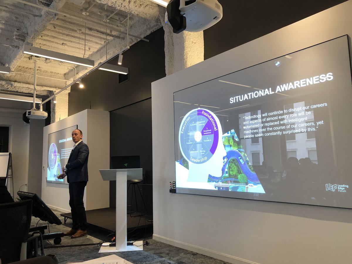 lefdjr's tweet image. @GlenPRobinson giving it a touch of the @swardley view on developing situational awareness at the @lefep US Forum as we unpack the #matrixmindset #LEFForum