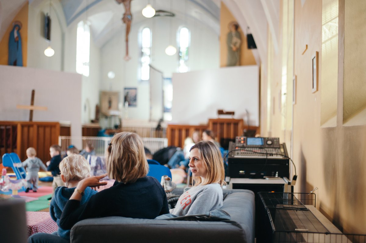 Our new service starts this Sunday at 4pm! We'd love you to join us for activities for the whole family, discussions and food - see you there!
