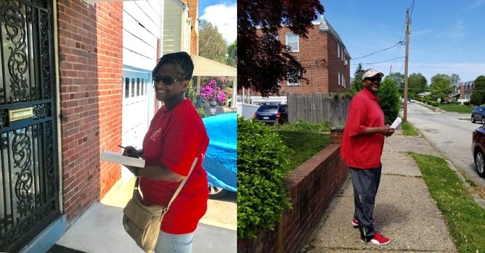 CWADistrict213's tweet photo. Political Activists are working together to build political power for CWA in #PA Primary coming up 5/21! Activists are knocking on doors, making phone calls, &amp; talking to members at work sites to support CWA, labor, &amp; worker rights in PA: https://t.co/9WC26G5xv2 https://t.co/yJbjPxMkF6