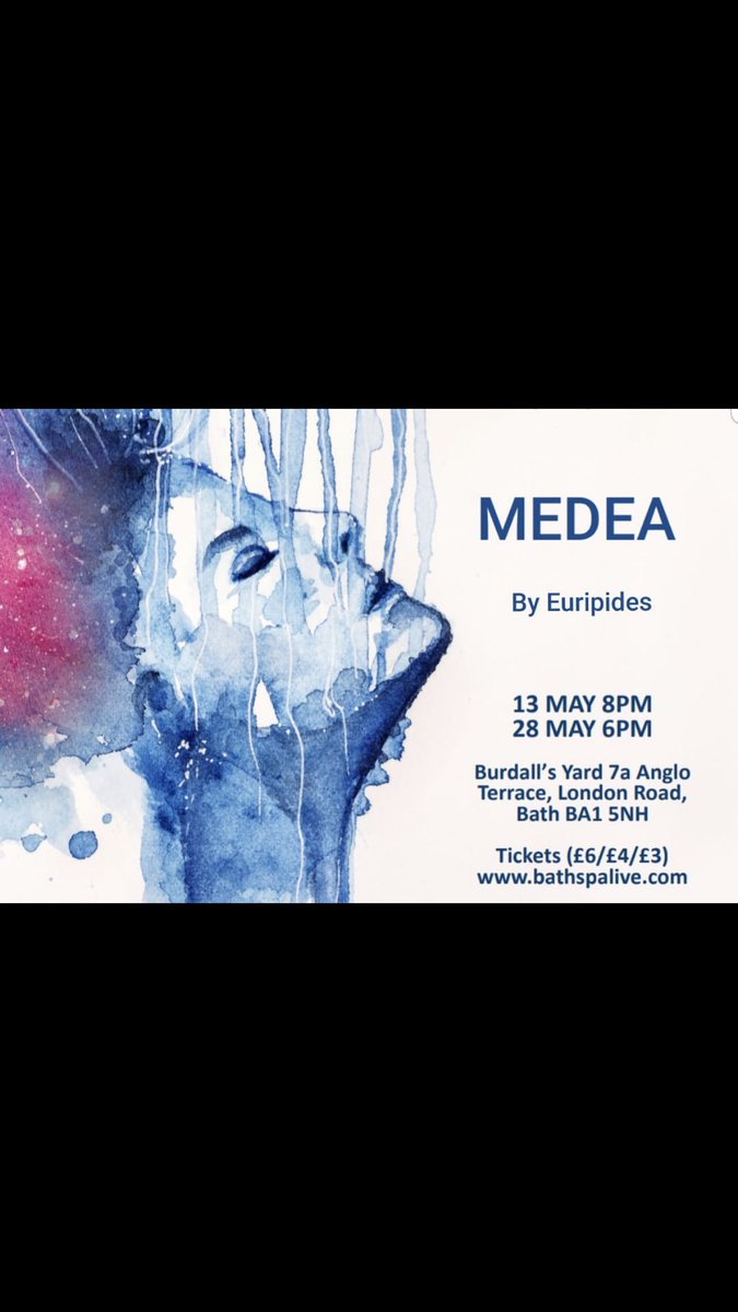 ArtsDrawstring's tweet image. If you couldn’t make our first show it’s ok, we have our second show of ‘Medea’ on the 28th of May at 6pm at Burdalls Yard!