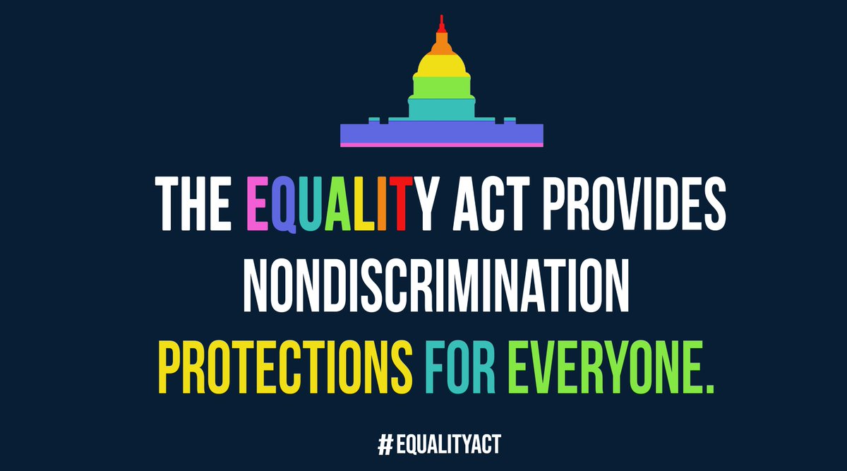 EqualityCaucus's tweet photo. No American should be subject to being fired simply because of who they are or who they love. But for #LGBTQ Americans in many states, that is their daily reality. By passing the #EqualityAct, we can put an end to this widespread discrimination #HR5 https://t.co/nOAvyBQU7l