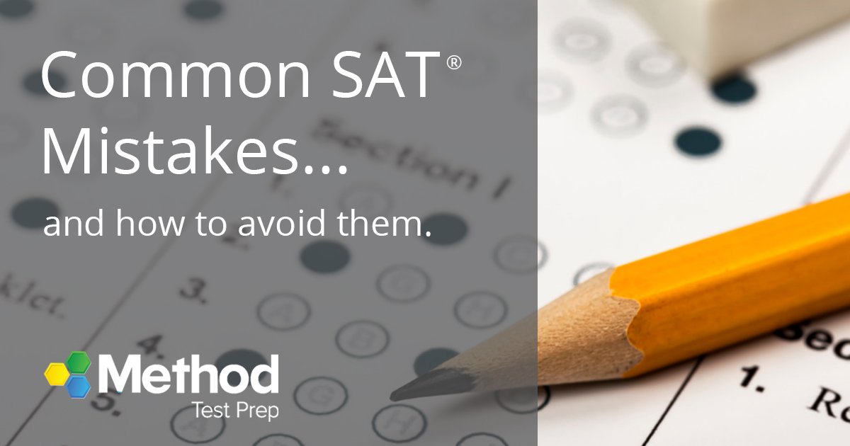 Careless errors, misreads, or pacing lapses can drop your overall score significantly. Don’t let that happen to you. Our latest blog shares common SAT mistakes w/tips on how to avoid them. hubs.ly/H0hT1mX0 #SAT #TestPrepTuesday #StudentSuccess #TestPrep