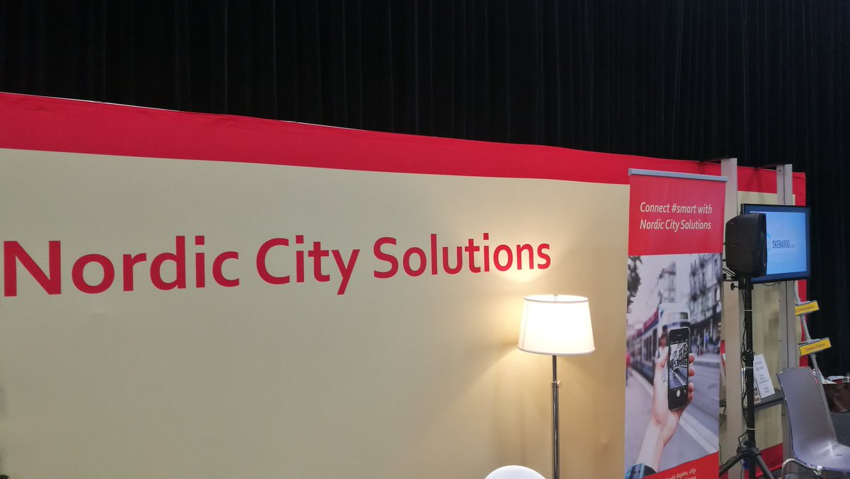 hnikupet's tweet photo. Soon on stage. @skenarios at #SCNY19 Nordic City Solutions area. #PropTech https://t.co/pcWk5lhMRM