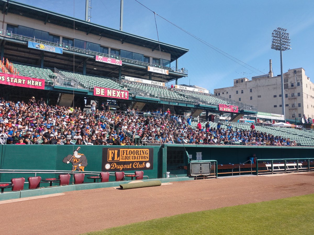 Hanging out with 6,000 of my closest friends to promote STEM at the grizzly game today. #STEMFCSS