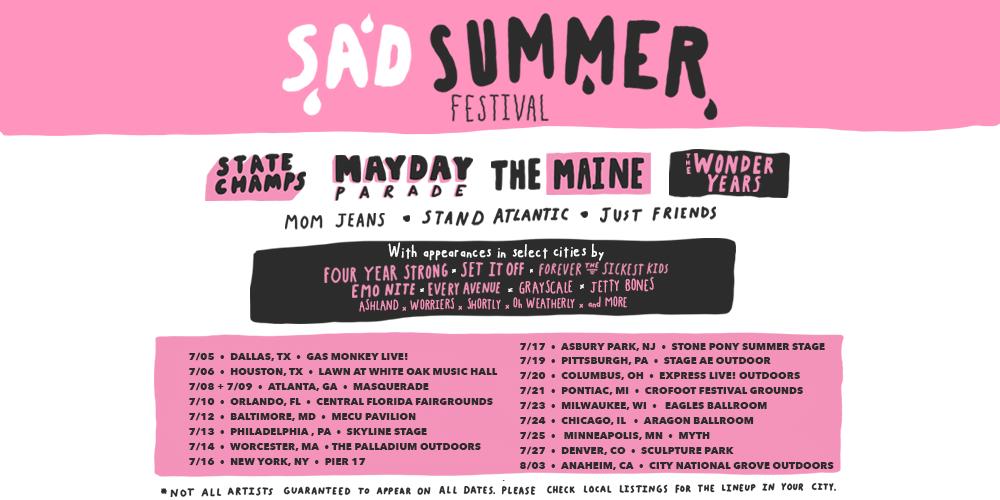 Sadsummer On Twitter We Are Excited To Announce Some New Friends On Sad Summer Fest 2019 We Will Be Announcing On Thursday Which Dates They Will He Playing More Bands Will Be