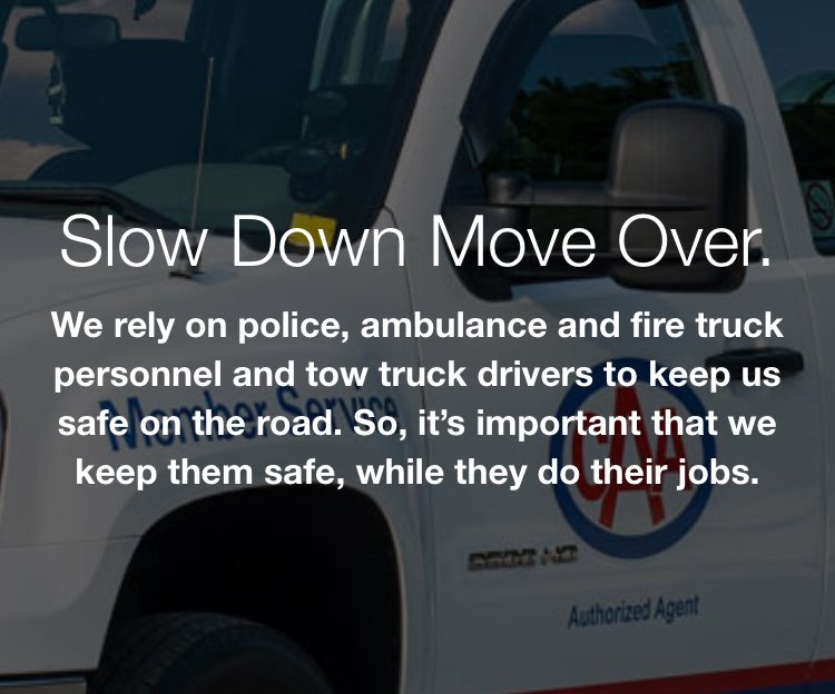 CAASCO_News's tweet photo. Happening today National #SlowDownMoveOverDay https://t.co/PifG5HbHDg