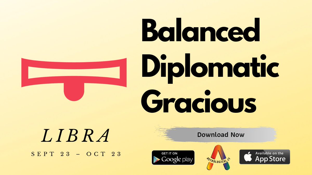 Astrological_ly's tweet photo. Are you a #Libra... You have some awesome characteristics

Download Astrologically App https://t.co/XIBWgTUbkV and know what your #Zodiac saying about you...

#Astrology #Horoscopes #DailyHoroscopes   @libra_scopes @libra_scope @libra_scope @LibraTerms @AboutLibras @PicksorAstro https://t.co/L8sxSDe04J