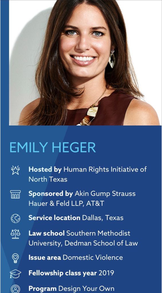 HRIonline's tweet photo. Human Rights Initiative of North Texas is thrilled to announce that Emily Heger will join us in the Fall as an Equal Justice Works Fellow! Welcome, Emily and &amp; THANK YOU @ATT @akingump @bholston @EJW_org 
#equaljusticeworks  @emilyheger 
https://t.co/PdQ6C1Rb7X https://t.co/pbx0PltlQ1