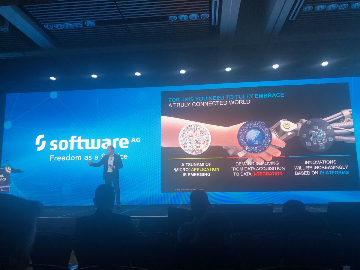 BartSchouw's tweet photo. Bernd mentions the three extremely important technical trends that will influence #IoT going forward. #IoTWorld ⁦@SoftwareAG⁩ https://t.co/aj4m2m2S50