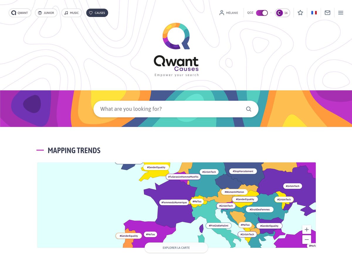 helloasso's tweet photo. Très fiers de contribuer à #QwantCauses pour donner plus de visibilité aux associations et leur permettre de se développer encore davantage. @Qwant_FR met son moteur de recherche au service des assos en partenariat avec HelloAsso #TechForGood 
❤️https://t.co/um3mHV2Lnh https://t.co/RtvsiNZJ5i