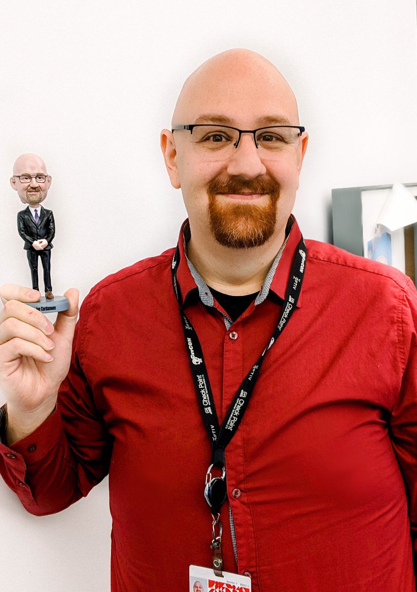 Forescout's tweet photo. Meet our May #FSRefRockStar, Joe Cardomone @Haworth! He’s an #infosec geek by day, a car geek by night. When he’s not keeping his network safe, he’s wrenching on his jeep or rebuilding a motor. Want to hear more from Joe? Check out his @theCUBE interview: https://t.co/4QdKxRf1VG https://t.co/9v0JATAGYg