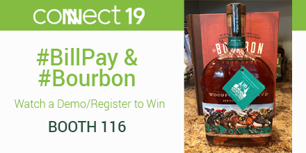 AlliedPayment's tweet photo. #BillPay and #Bourbon -- get both at BOOTH 116 at @Q2ebanking #Q2Connect! View a demo of our emerging #billpay technologies & REGISTER TO WIN a bottle of #WoodfordReserve | #PicturePay #TeamAllied #payments https://t.co/DYQ2SomUJN