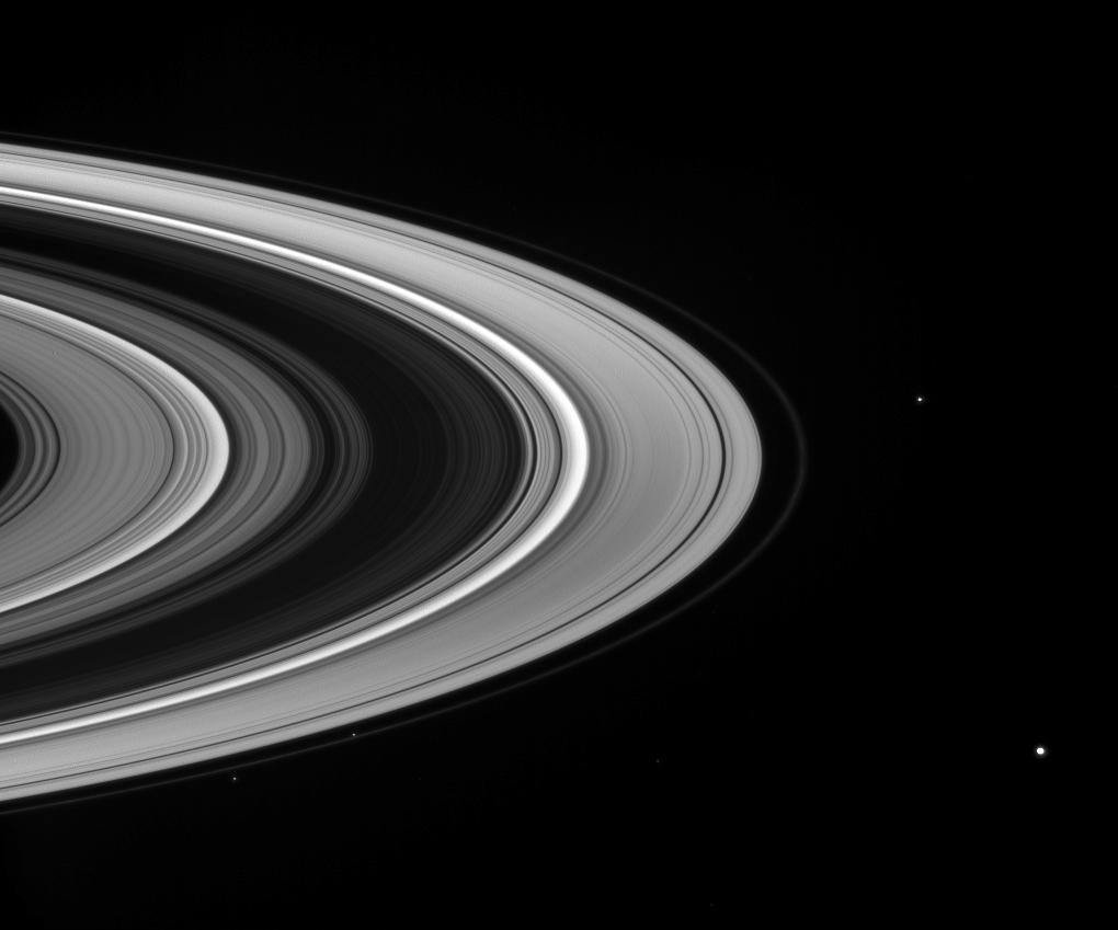 The Orbiting Fleet: A fleet of small moons patrols the outskirts of Saturn's icy rings dailyrings.org/2019-05-14