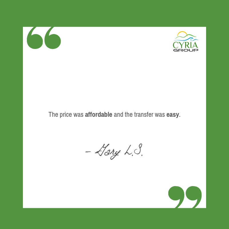 Cyria Group is committed to finding viable timeshare transfer strategies that work for the entire industry, especially for the consumers that support it. See Gary's thoughts about his experience
#CyriaGroup #Testimonials #ReputableCompany
